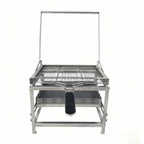 Adjustable 360° Rotating Charcoal BBQ Grill